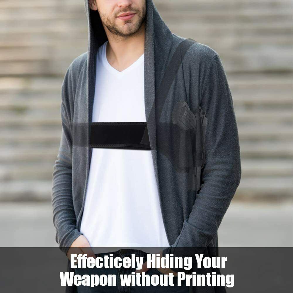 Tactical Concealed Carry Shoulder Waist Pistol Hand Gun Holder Holster Pouch US