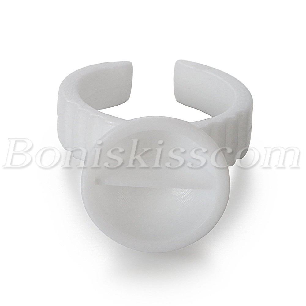 100pcs Wearable Disposable Grafted Separators Holder Ring for Eyelash Extensions