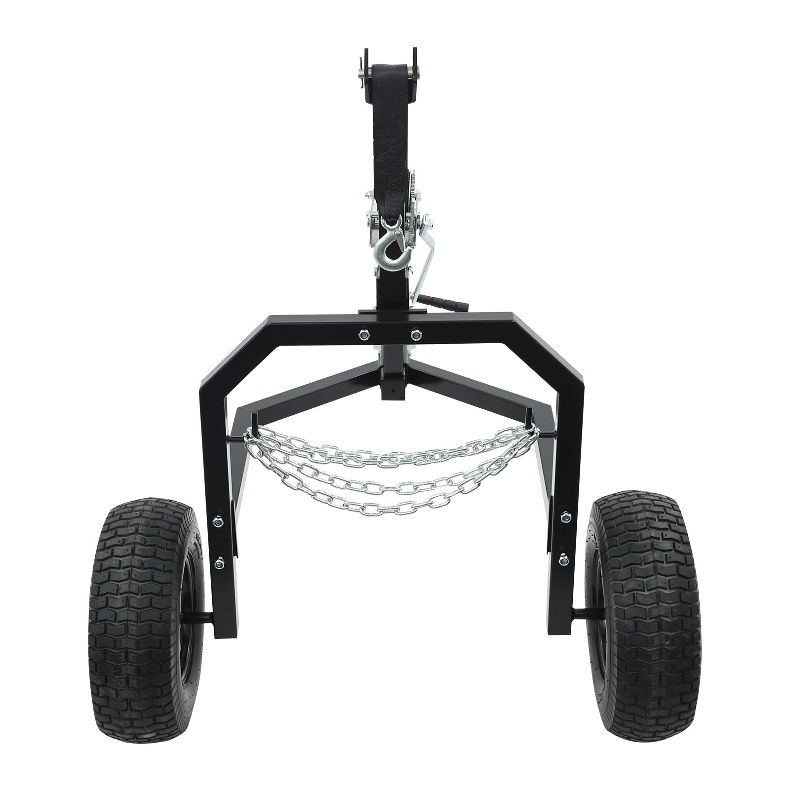 Heavy Log Skidder Logging Trailer Transporting Cart Trolley Log Skidding Cart