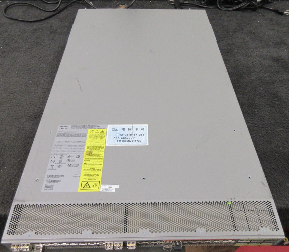 Cisco N5K-C5672UP v04 54 Port Ethernet Network Switch