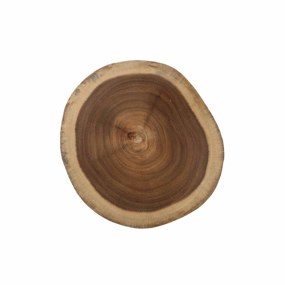 Tablecraft 11298 9 in Acacia Collection™ Round Serving Board