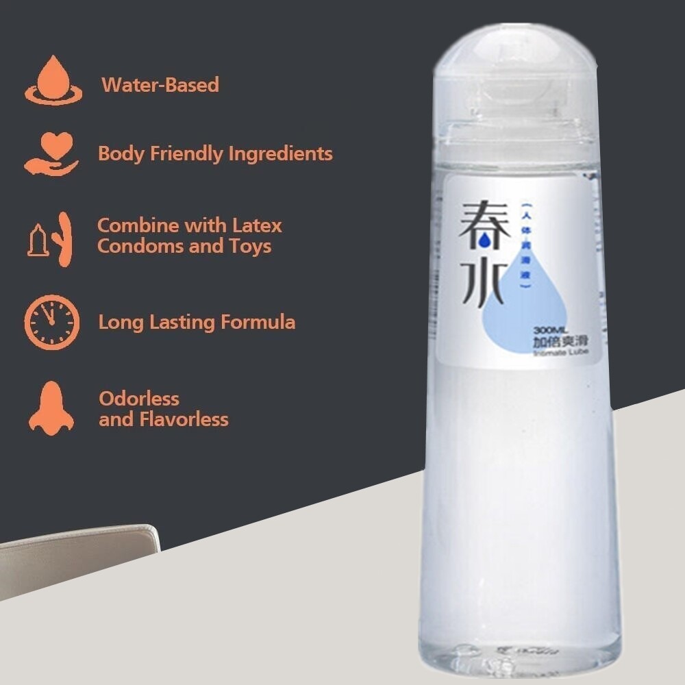 Lube Personal Sex Lubricant Water-Based Long Lasting Easy Clean Women Men Adult