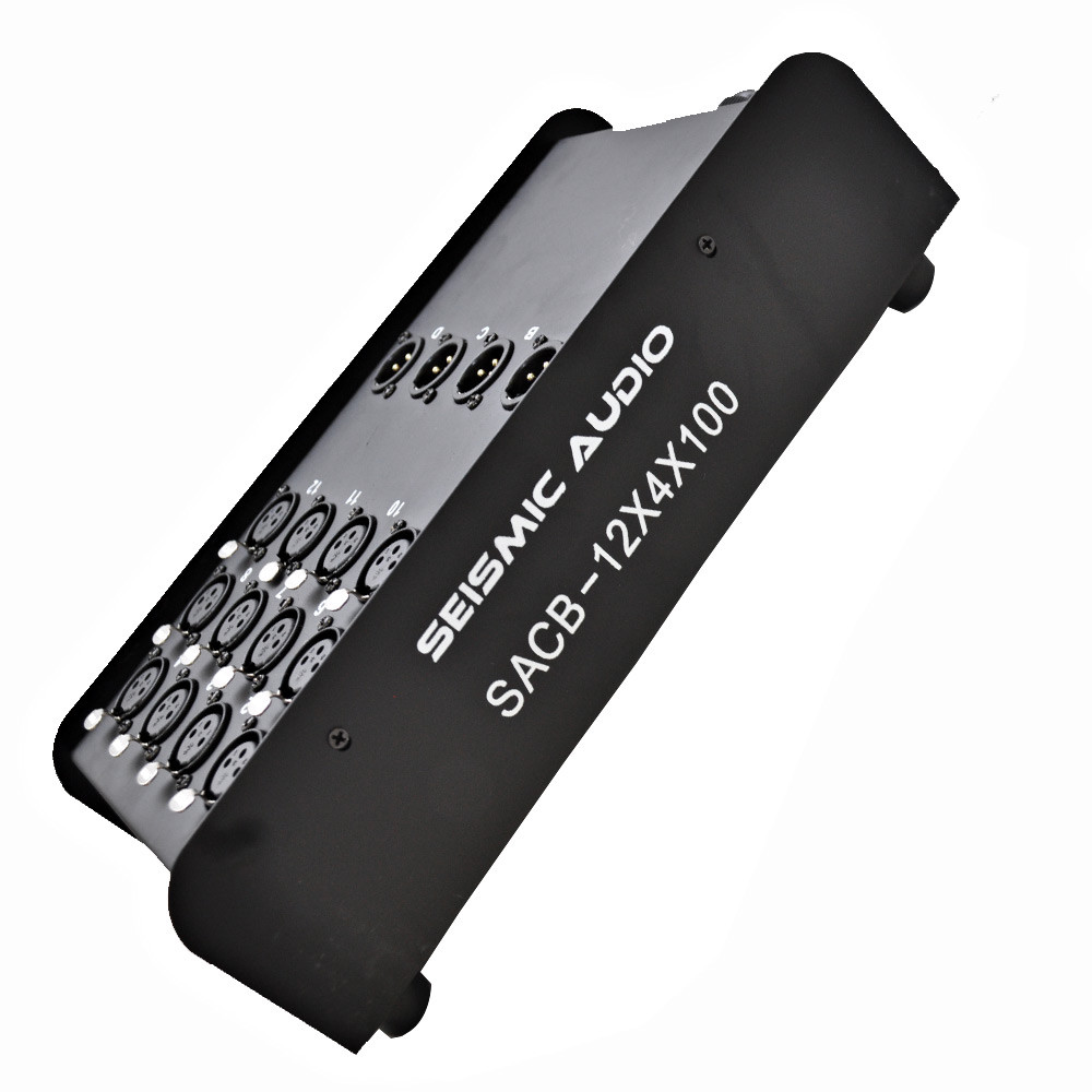 Small Footprint XLR Stage Box Snake - 6, 8, 12, 16, 24, 32 Channel - 25' to 100'