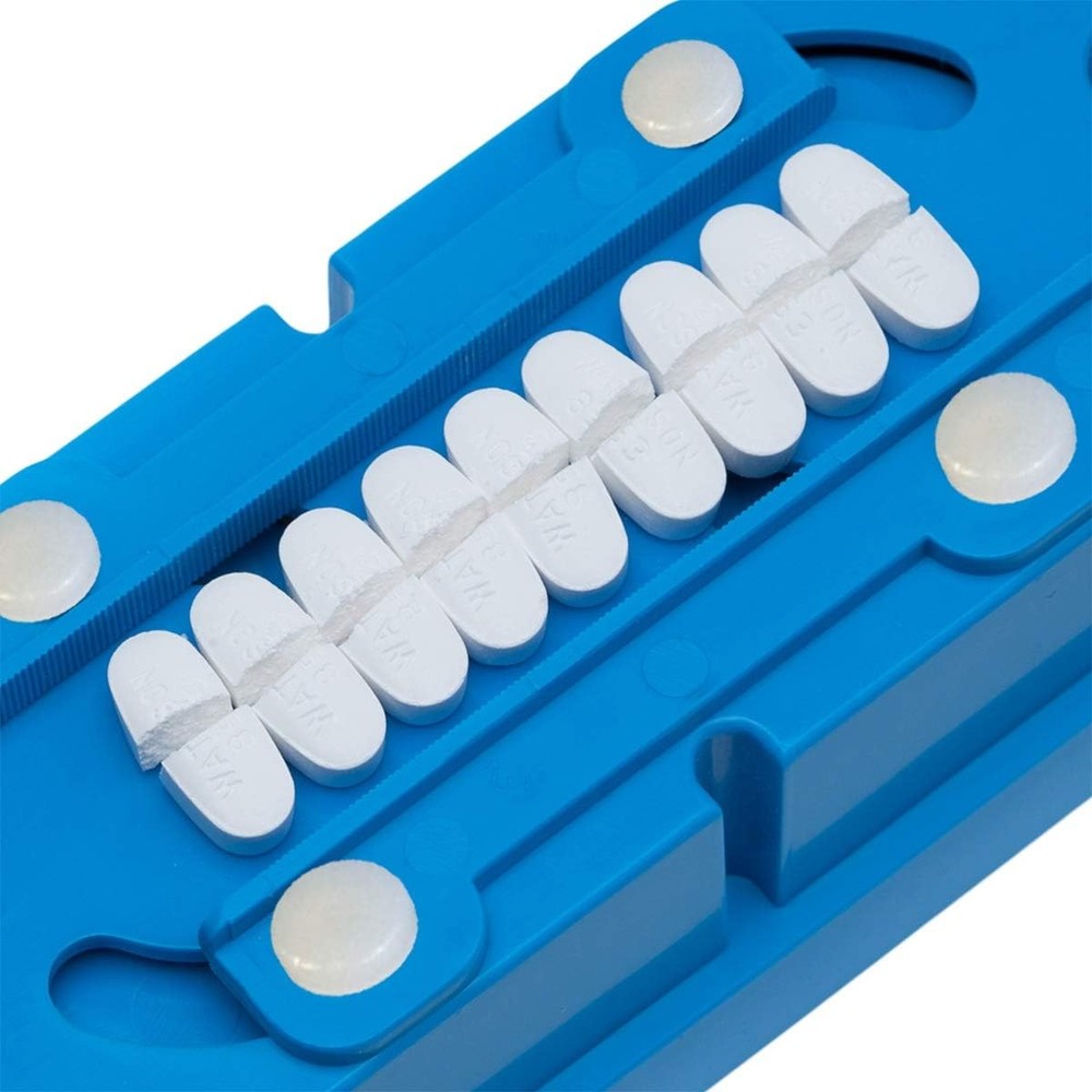 Multiple Pill Splitter-Accurate Pill Alignment Sturdy Cutting Blade & Blade Guar