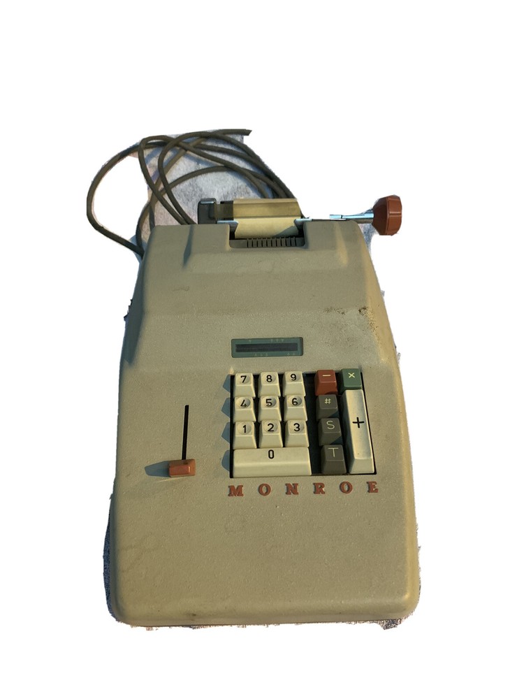 vintage monroe adding machine Rare Model