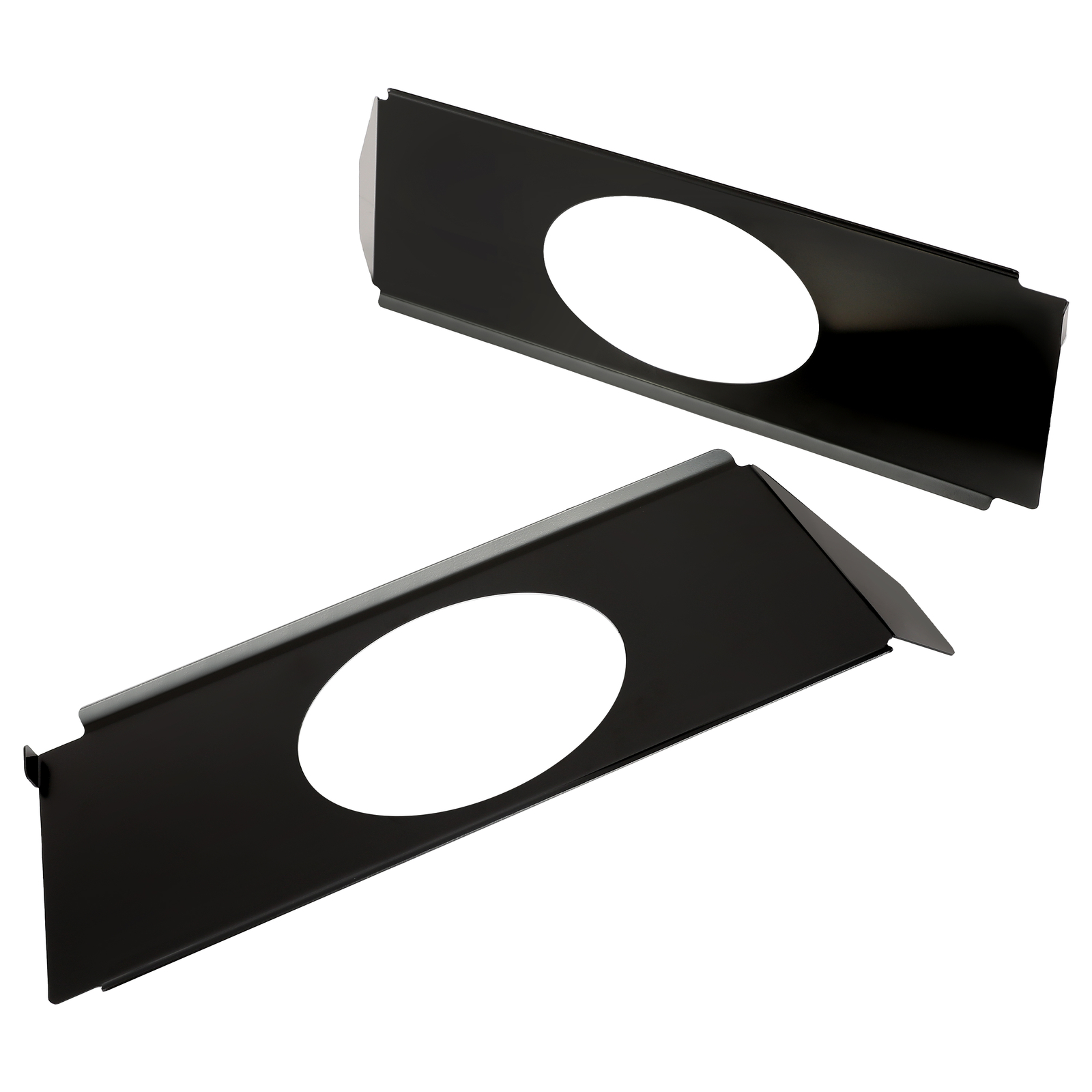 2x Behind Seat Cab Corner 6"×9" Speaker Brackets For Chevy C10 Black 1967 - 1972