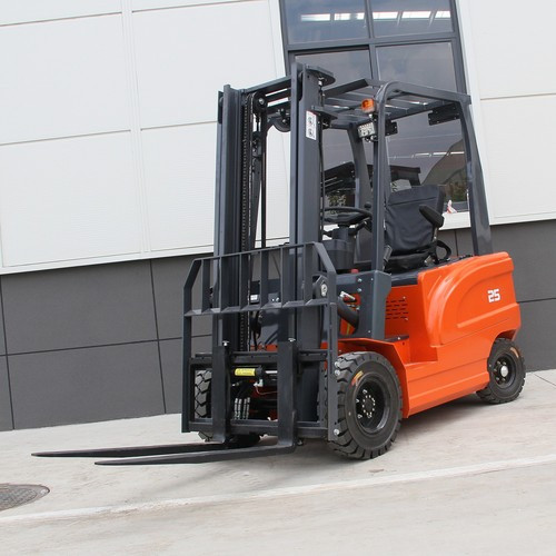 Electric Forklift 2.5Ton 5500lbs W/60V 70Ah Charger Side Shift Solid FREE SHIP