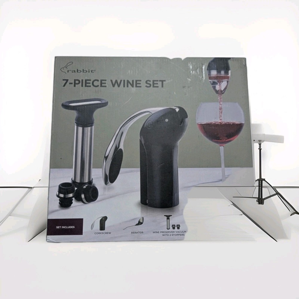 Rabbit 7 Piece Wine Bar Set