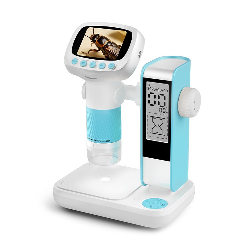 1000X Pocket Microscope for Kids 2.0" Screen, High-Definition Digital Microscope