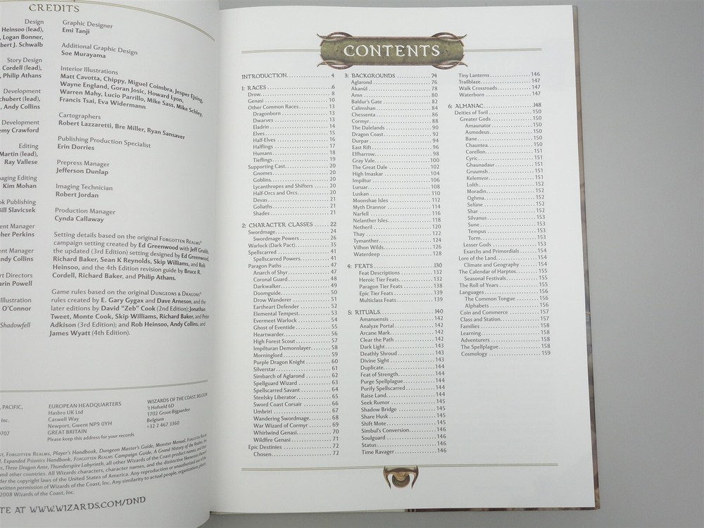 Dungeons & Dragons, D&D: Forgotten Realms Player's Guide (4th Ed)