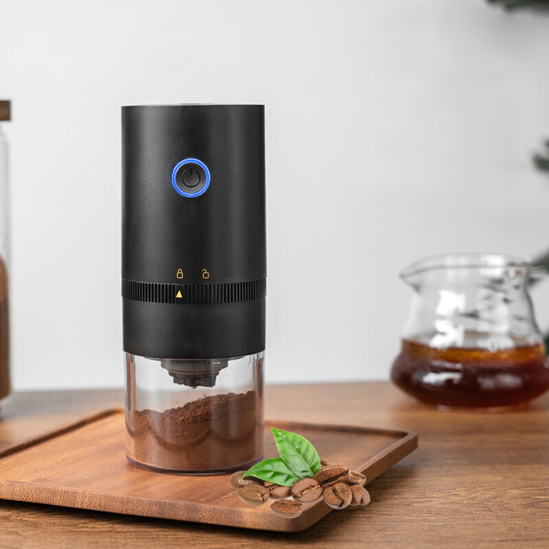 New  Portable Ceramic Electric Coffee Grinder with TYPE-C USB Charge