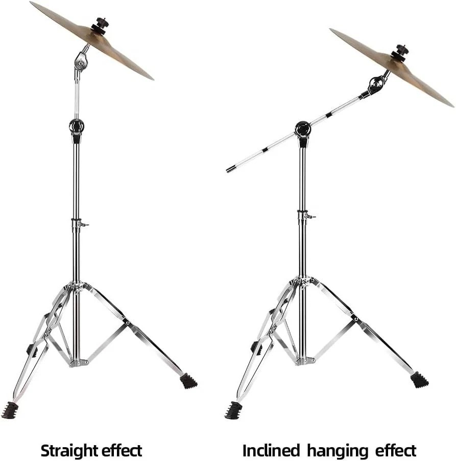 Double-Braced Cymbal Stand with Drum Sticks Holder