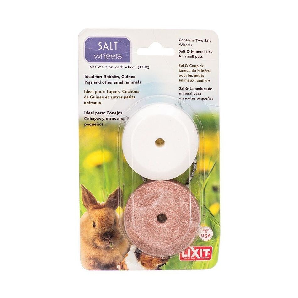 Lixit Salt & Mineral Wheels for Small Pets
