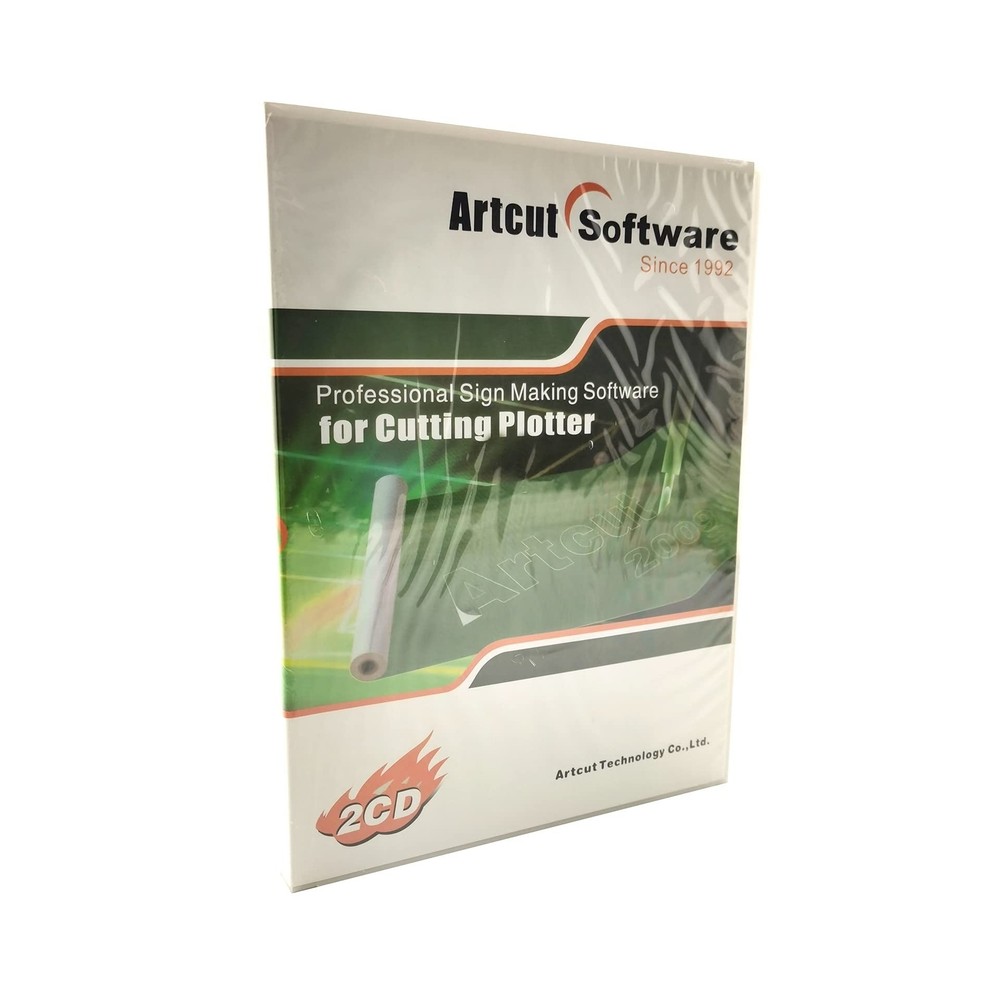 ARTCUT 2009 Pro Software for Sign Vinyl Plotter Cutter Cutting Plotter 9 Lang...