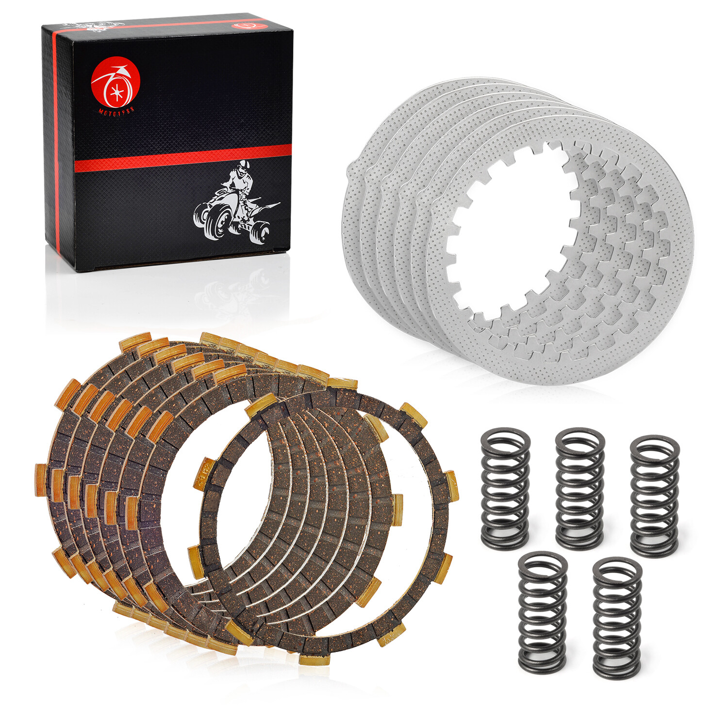 Clutch Kit Heavy Duty Springs and Gasket for Yamaha Blaster 200 YFS200 1988-2006