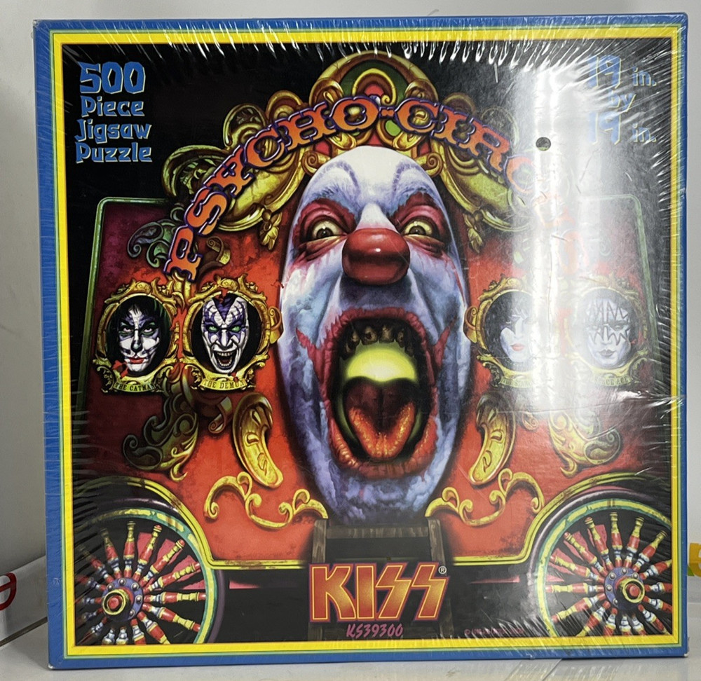 KISS Psycho Circus 19 x 19 Jigsaw Puzzle Album Art Cover 500 Pieces  Album Art