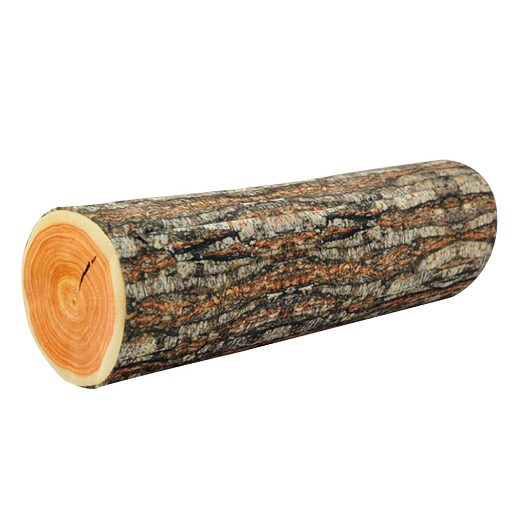Tree Branch Pillow Long Cylindrical Stump Creative High Simulation Cushion
