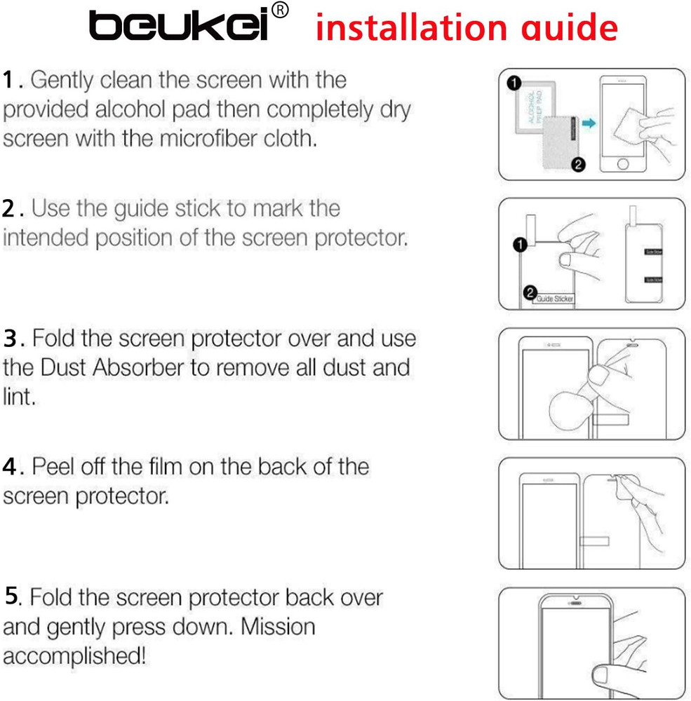 (3 Pack) Designed for BLU G63 Screen Protector Tempered Glass, anti Scratch, Bub