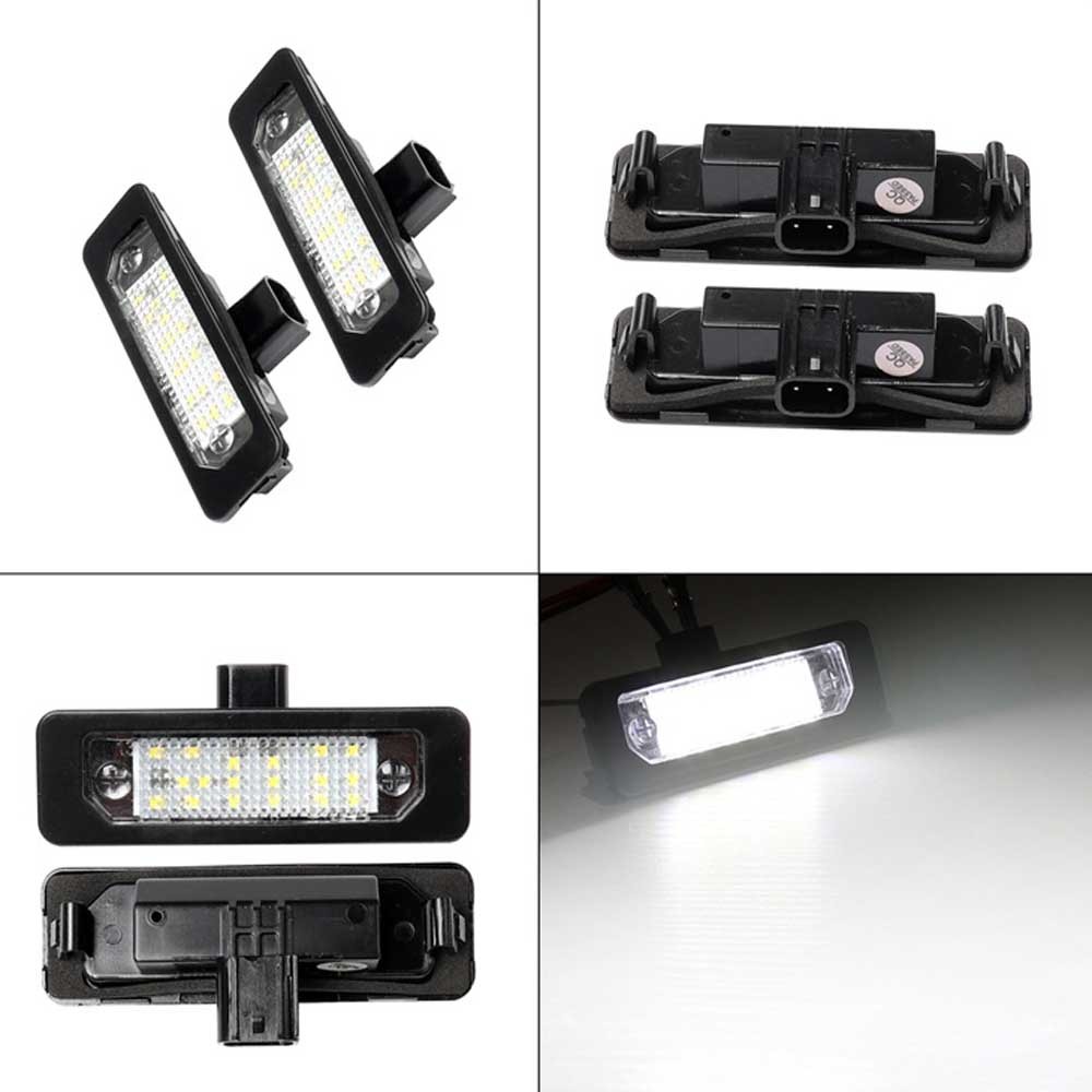 For Ford Fusion Focus Mustang Flex Taurus LED License Plate Light Tag Lamp Pair