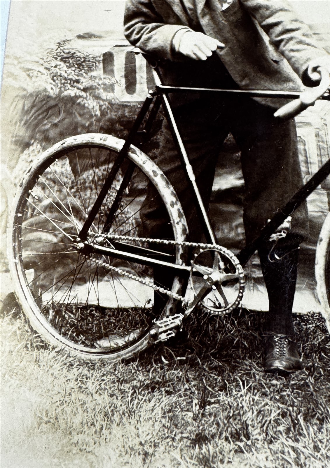 1890s Wheelman Bicycle Photo Safety Bike League of American Wheelmen c1900