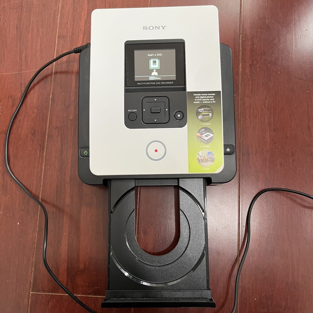 Sony DVD Recorder VRD-MC5 Multi-Function Bundle DVD-R Tested