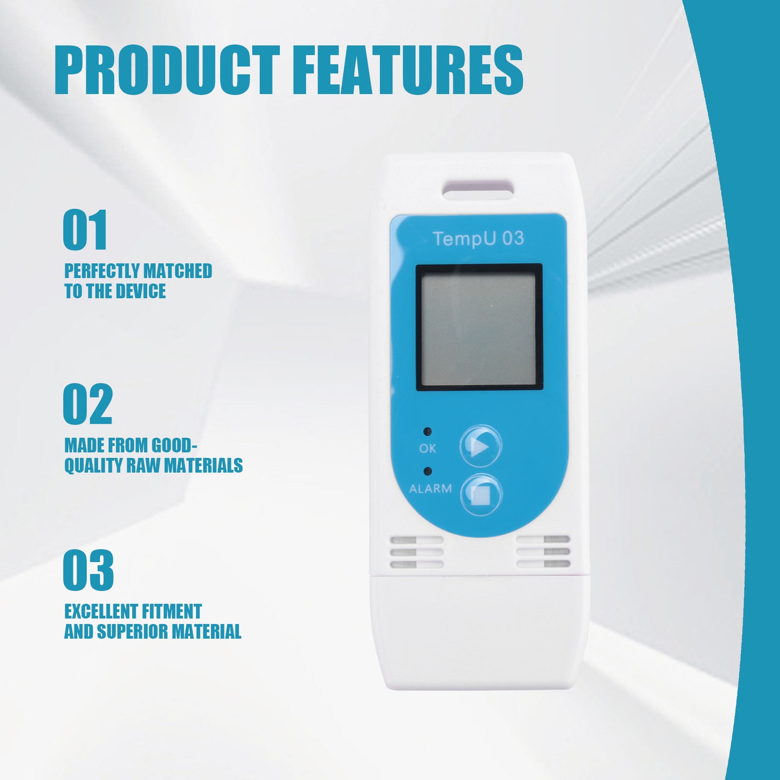 TempU 03 USB Temperature and Humidity Data Logger, Reuse1436