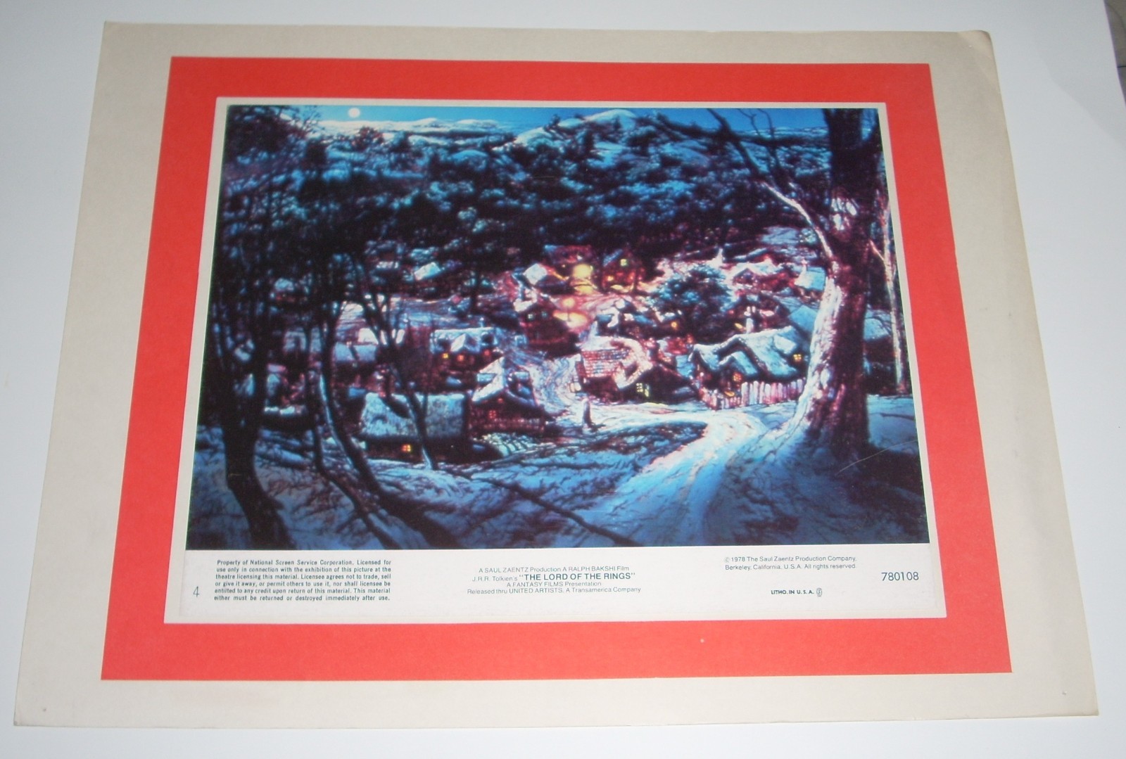 Vintage COFFY Movie Poster Lobby Card Pam Grier Litho 73- The Lord of the Rings