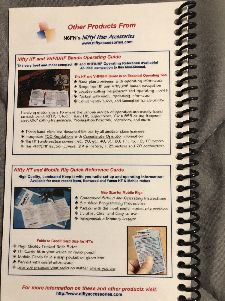 nifty's mini manual