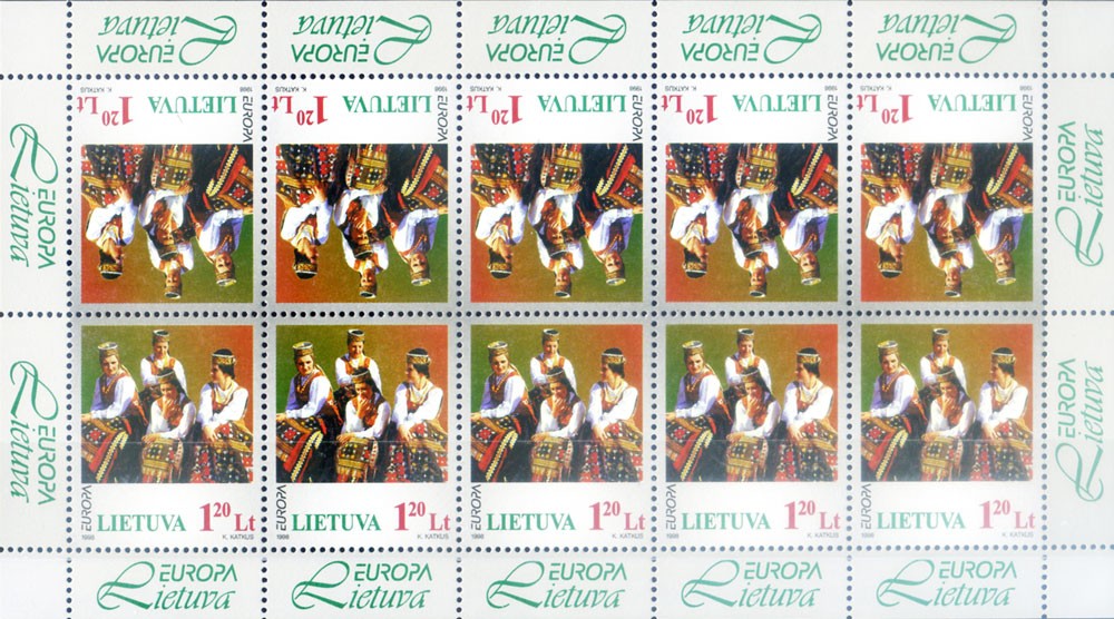 Lithuania. Complete vintage 1998.