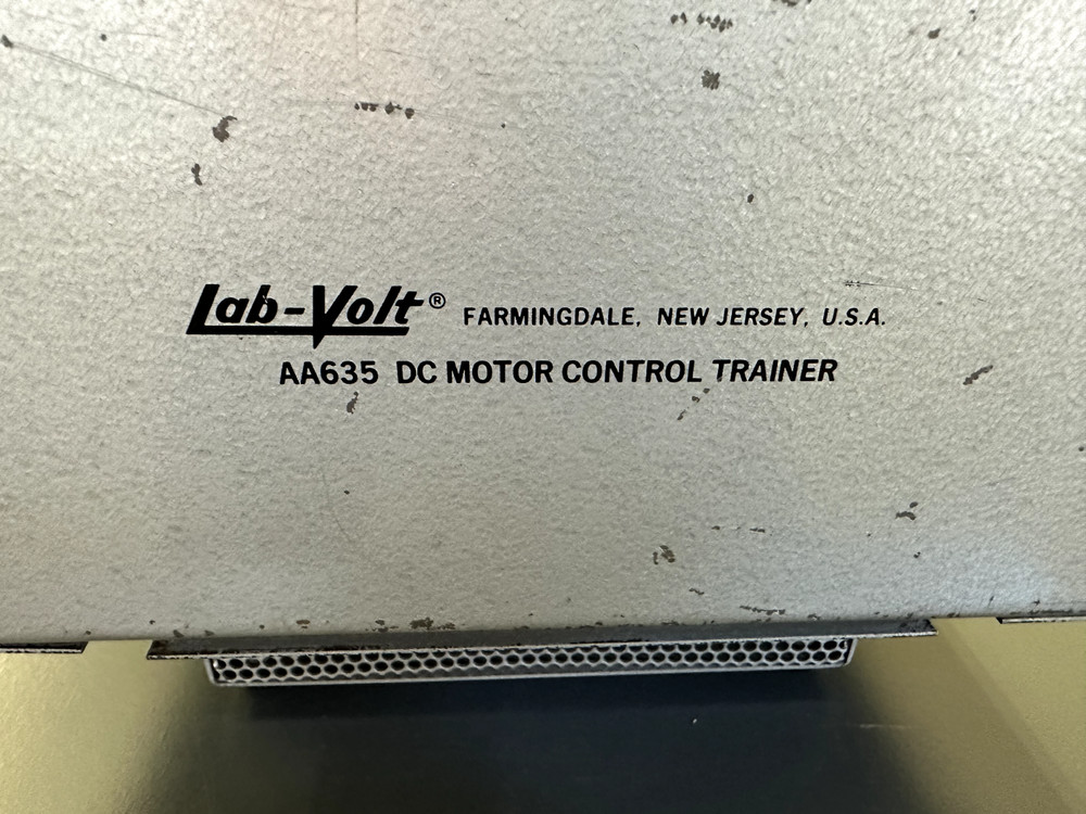 Lab-Volt AA635 DC Motor Control Trainer