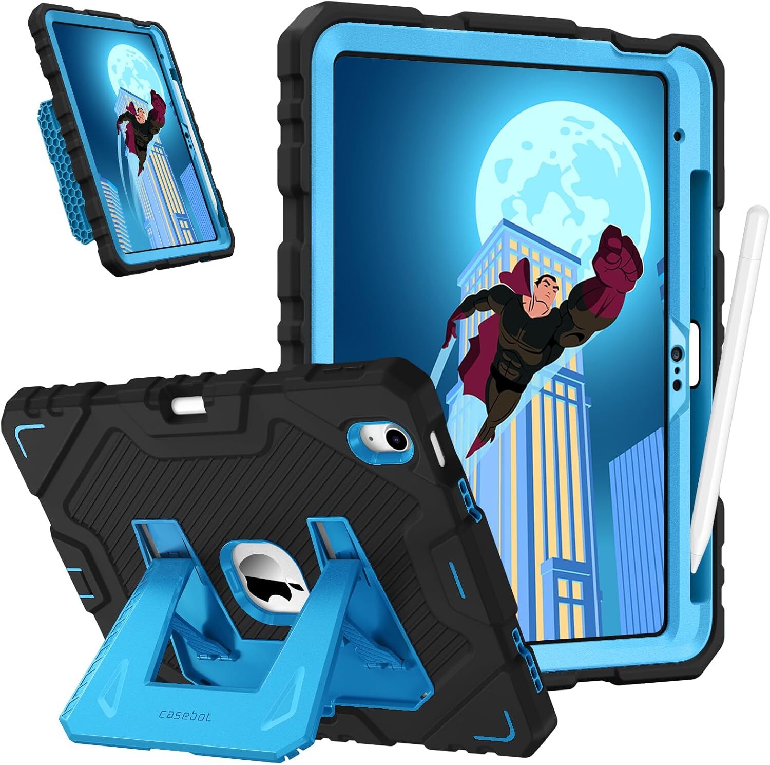 Shockproof Case for iPad (A16) 11th Gen 11 Inch (2025) Fully-Body Rugged Cover