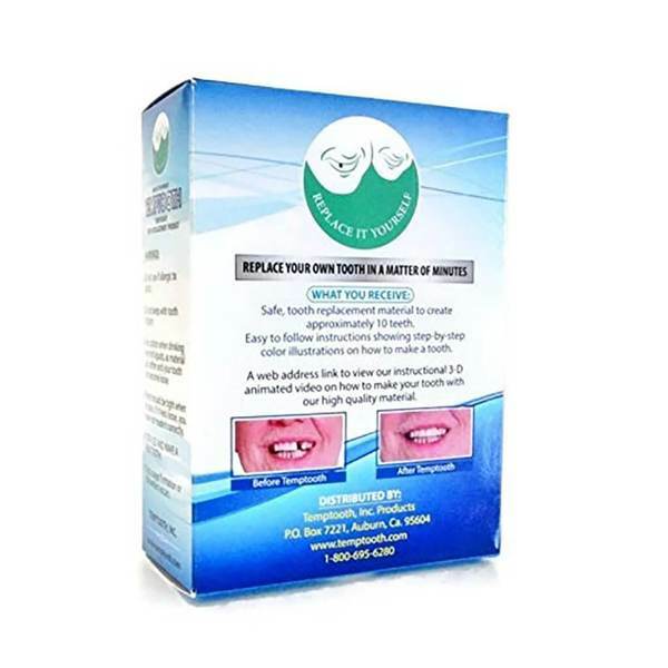 Temptooth Kit Original Temp tooth Missing Tooth Replacement Over 250,000 Sold