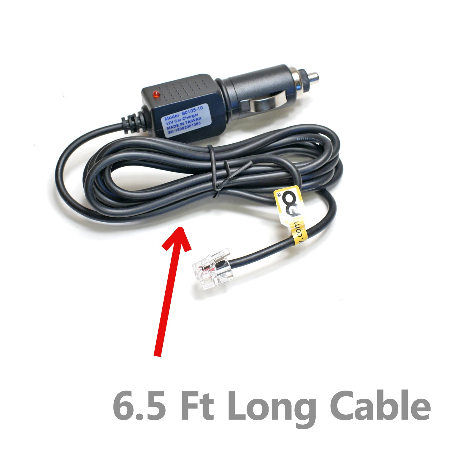 RJ11 Car Power Cord for Escort Passport 8500 X50 9500IX 7500IS Redline 360c MAX