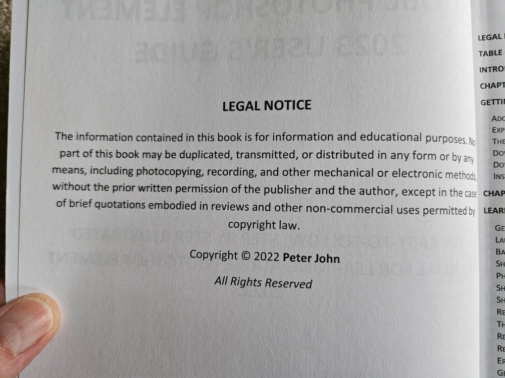 Adobe Photoshop Elements 2023 User's Guide (Paperback, 2023)