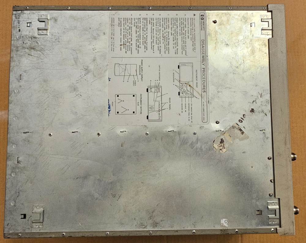 HP Agilent Keysight 8713B Network Analyzer 300kHz - 3GHz Opt 1C2 BASIC Prog Lang