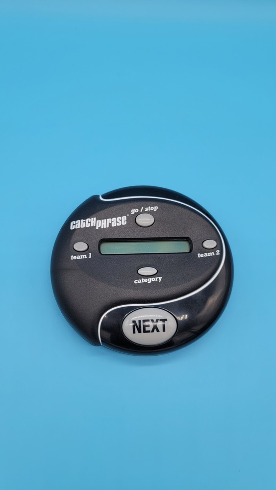 Catch Phrase Handheld Electronic Party Game Black Hasbro Tested...2016....