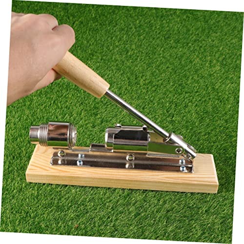 Hand-Press Mechanical Walnut Nutcracker with Non-Slip Handle and Adjustable