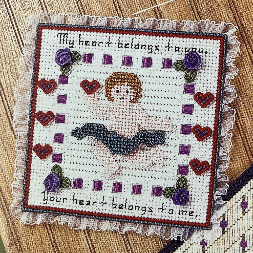 Heartfelt Sentiments Plastic Canvas Pattern Booklet Needlecraft 1997