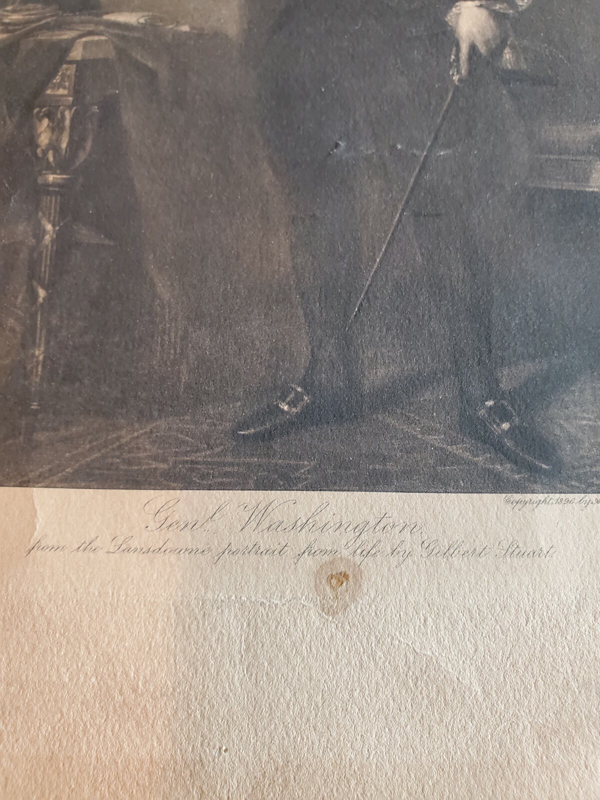 George Washington 1896 Picture Rare