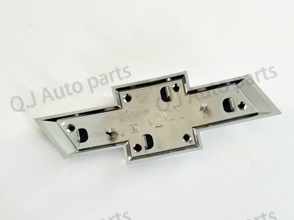 New 2021-2025 Suburban/Tahoe Front & Rear Bowtie Emblems in Chrome Black Fit OEM