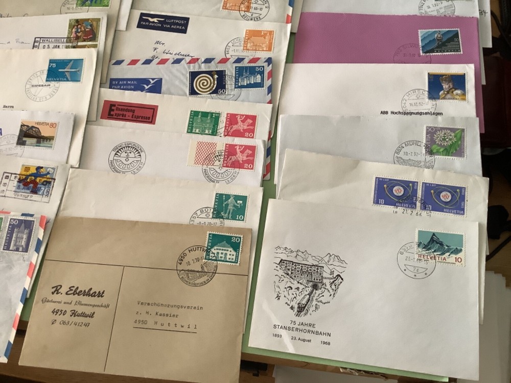 Switzerland postal covers 33 items Ref A2200