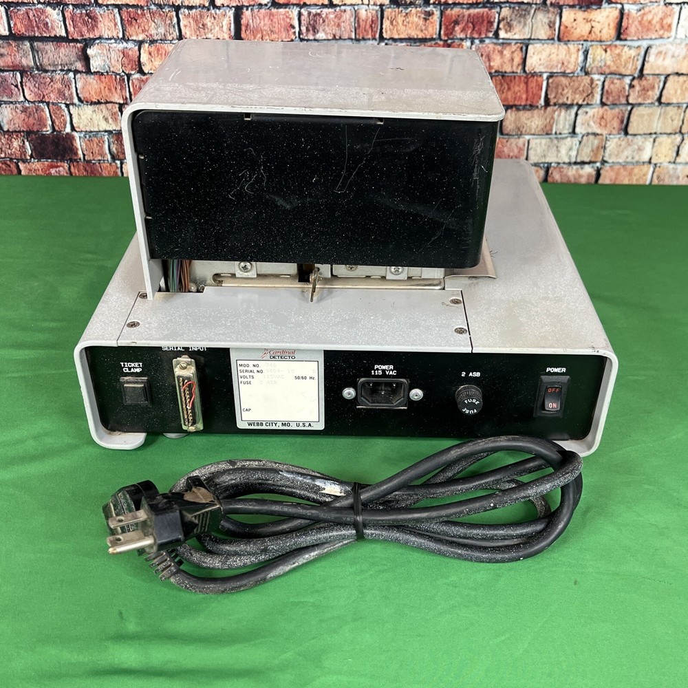 vintage Cardinal 740 Detecto Printer Powers on untested, Scale truck