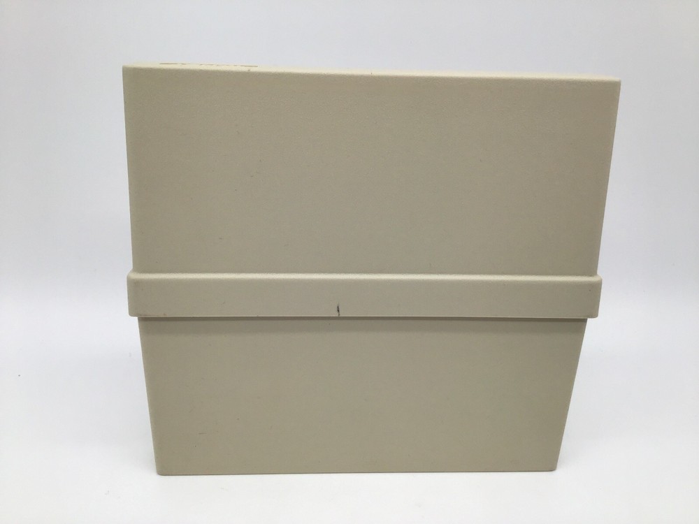 Vintage Tandy Plastic Case For Three 5.25" Double Density Diskettes CASE ONLY