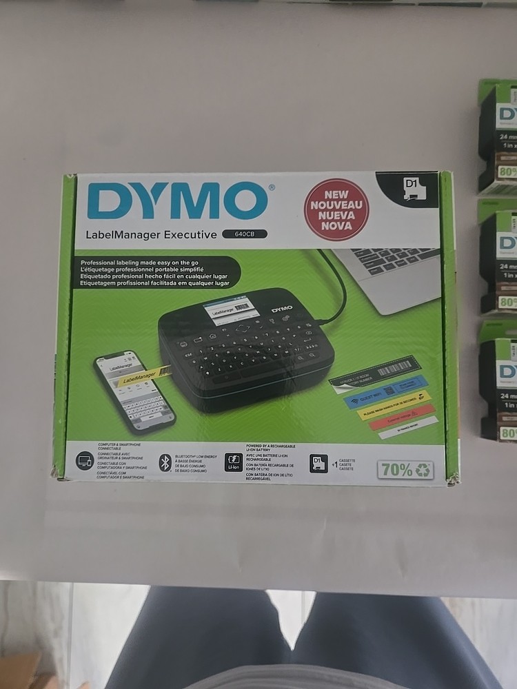 Genuine DYMO LabelManager Executive 640CB Portable Compact Label Printer