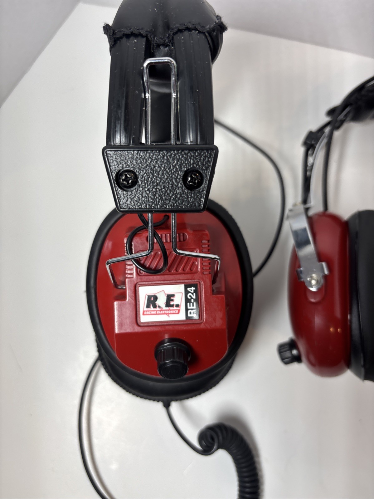 R.E. Racing Electronics RT-24 Headphone Plus 1 - Tested & Working NASCAR 2 Pair