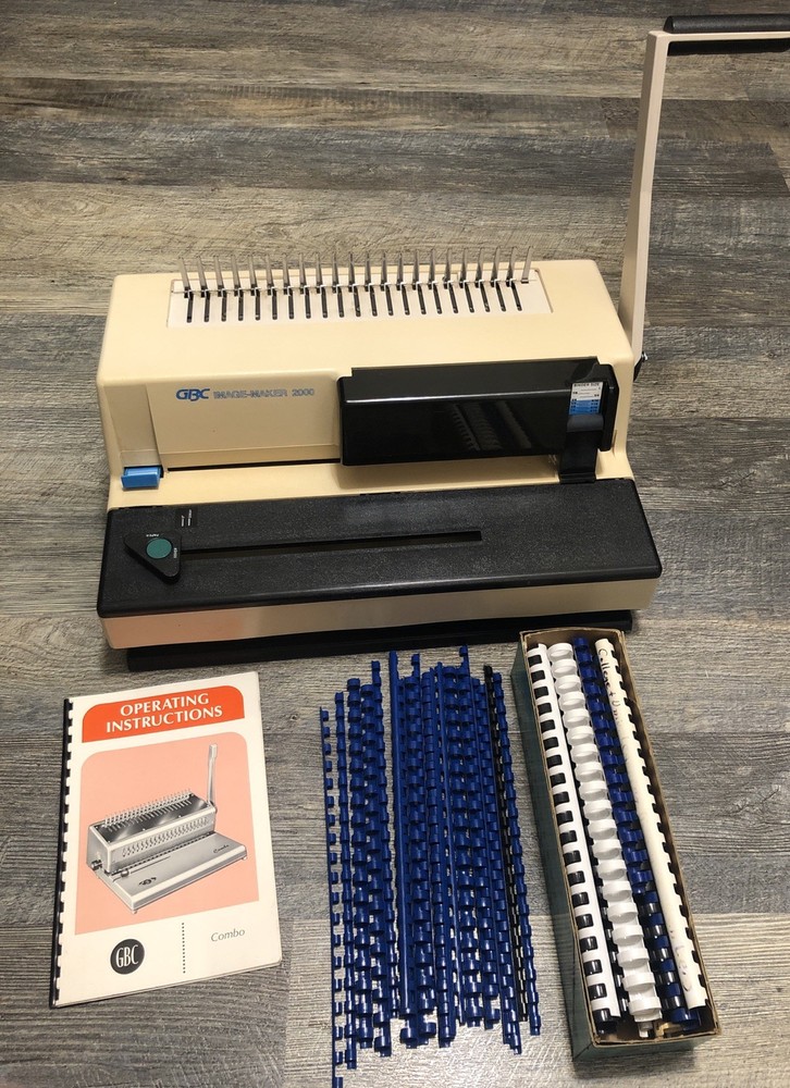 GBC Image Maker 2000 Binding Machine Punch Paper Control Arm Business