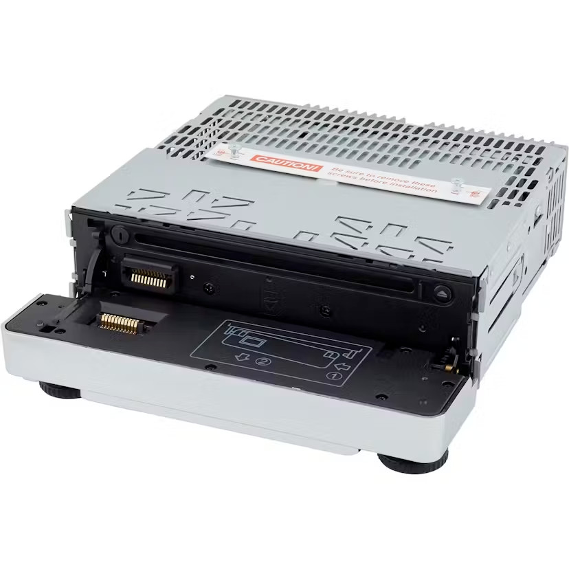 Vintage USA-4 DIN Radio AM/FM CD player MP3 Bluetooth Chrome Face Chevelle Nova