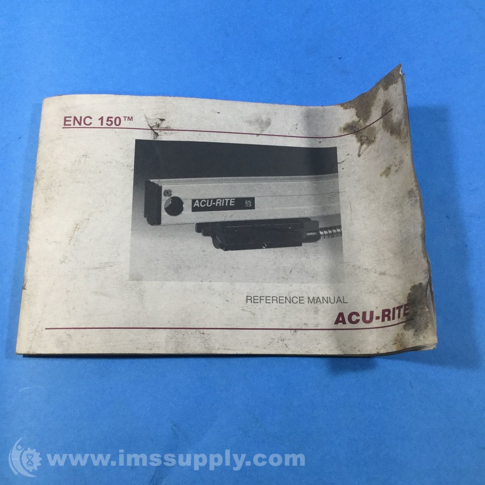 Acu Rite 101000-170 ENC 150 Reference Manual USIP