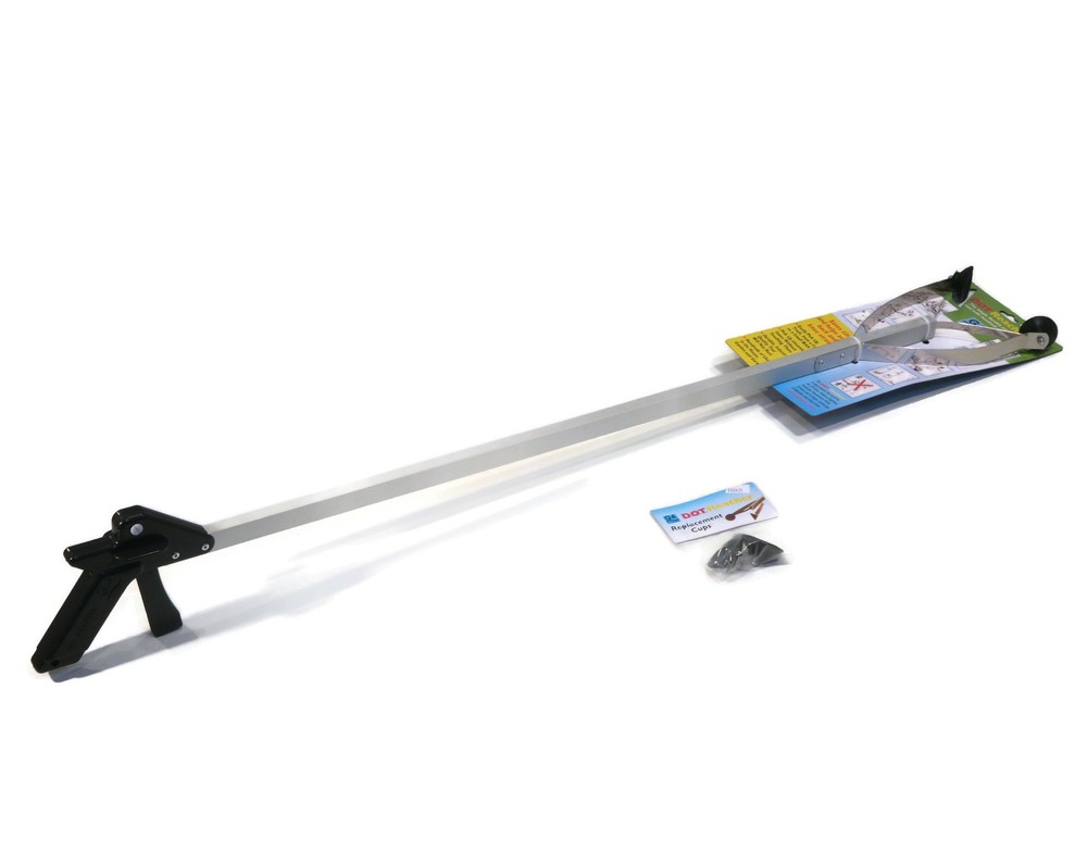 40" G4 DOT E-Z Reacher w/ Extra Rubber Tips for Trash Pick Up & Item Retrieval