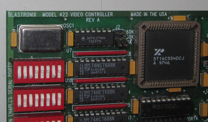 BLASTRONIX 422 Video Controller ISA Board